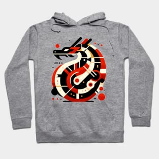 Circular Dragon Emblem 2024 - Lunar New Year Hoodie